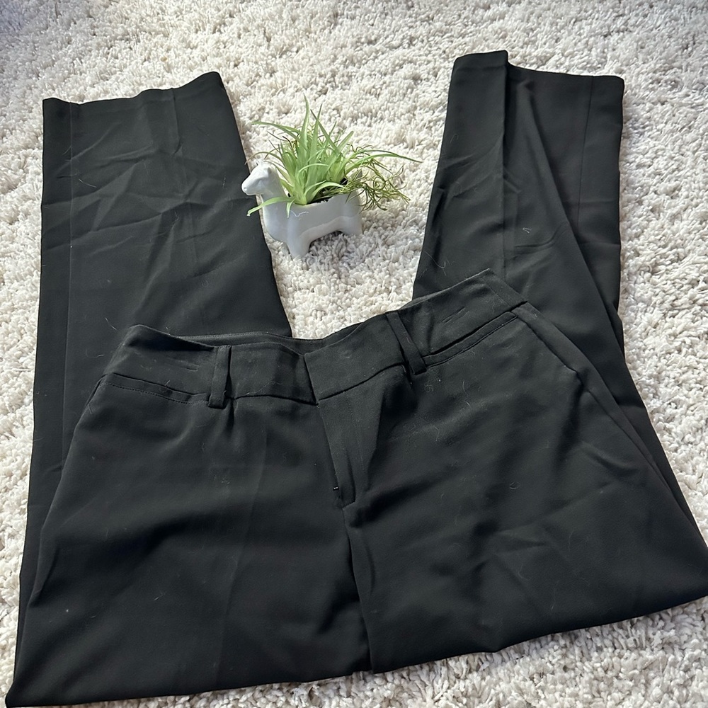 AB Studio size 12 black dress pants sleek business casual slacks. Size 1…